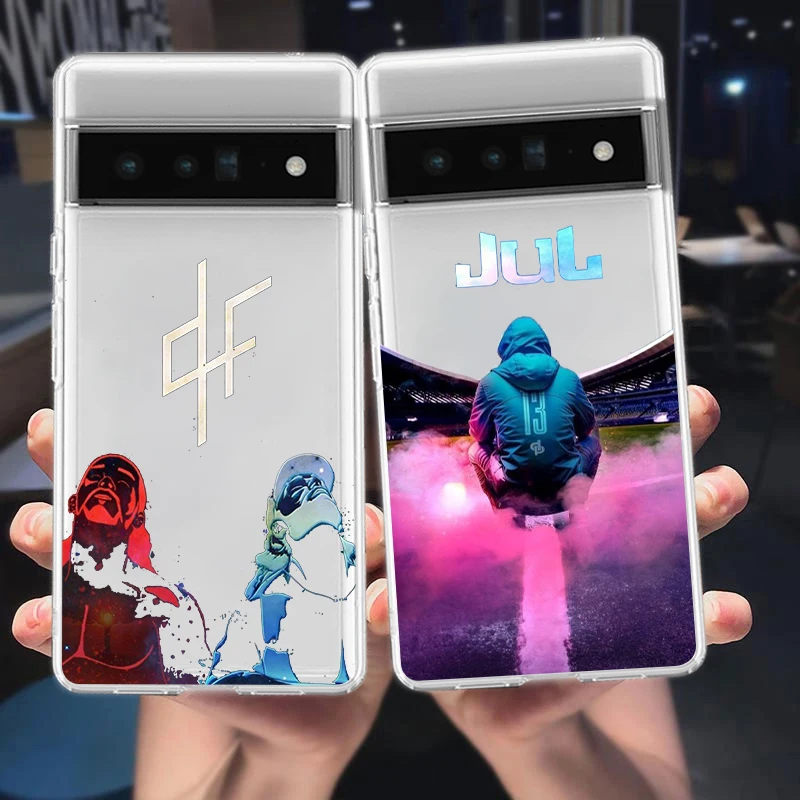 JuL Rapper Shockproof Silicone Phone Case - Soft Clear Protective Cover