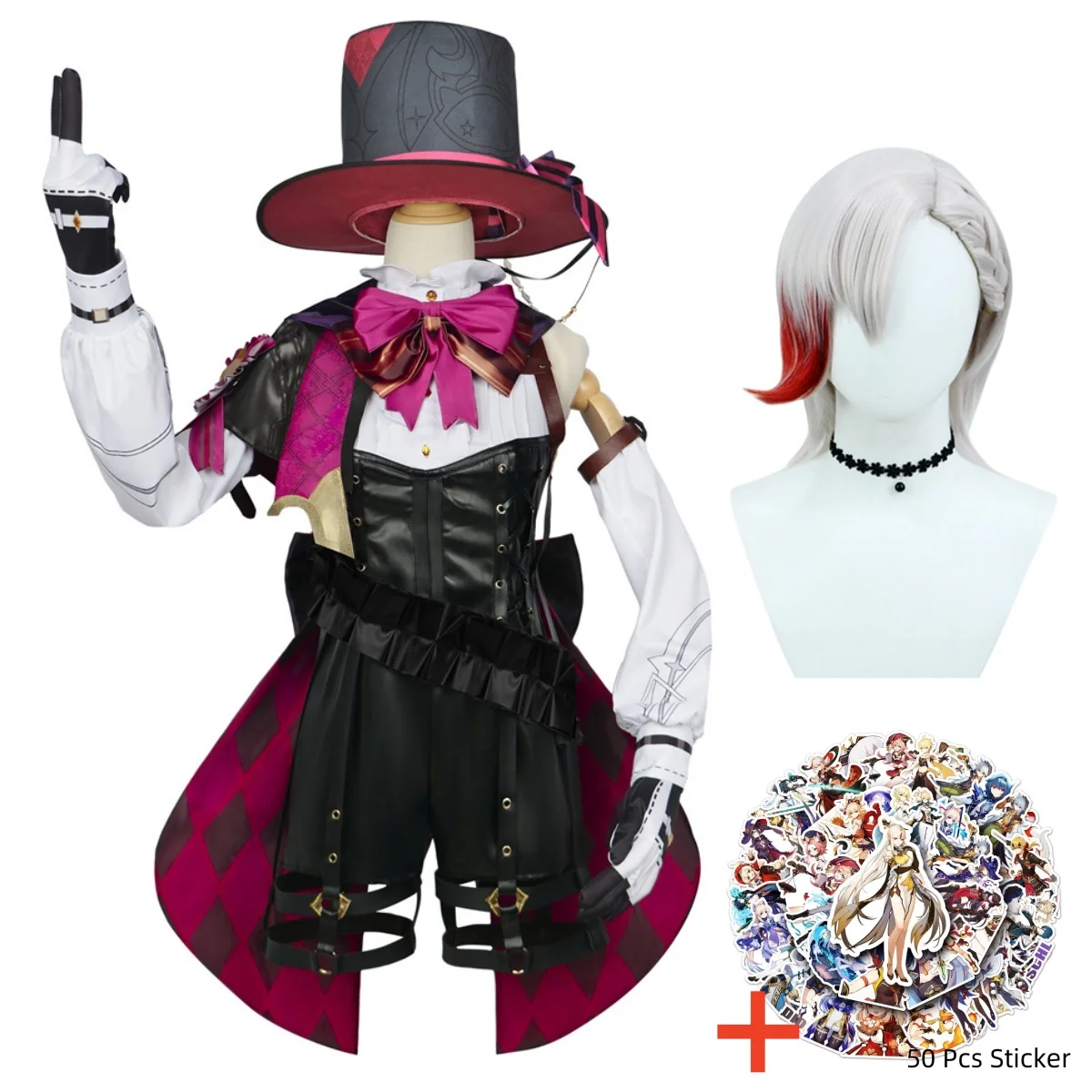 

Lyney Cosplay Game Impact Lyney Cosplay Costume Halloween For Woman Clothes