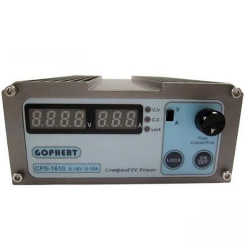 정밀 컴팩트 디지털 조정 가능한 DC 전원 공급 장치, 저전력, OVP, OCP, OTP, 16V10A, 110V-230V, 0.01V, 0.01A EU, 신제품
