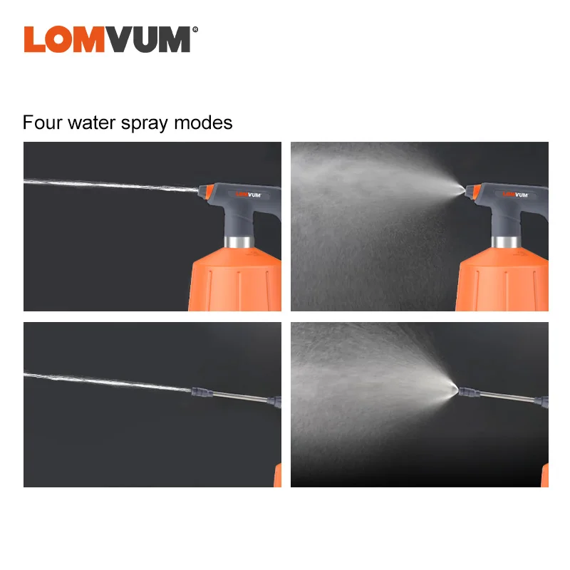 LOMVUM Electric Water Sprayer Mist Garden Plant Tool Watering Can for Flowers Automatic Watering Fogger Hand 2L Machine watering can garden tools water sprayer automatic watering device
