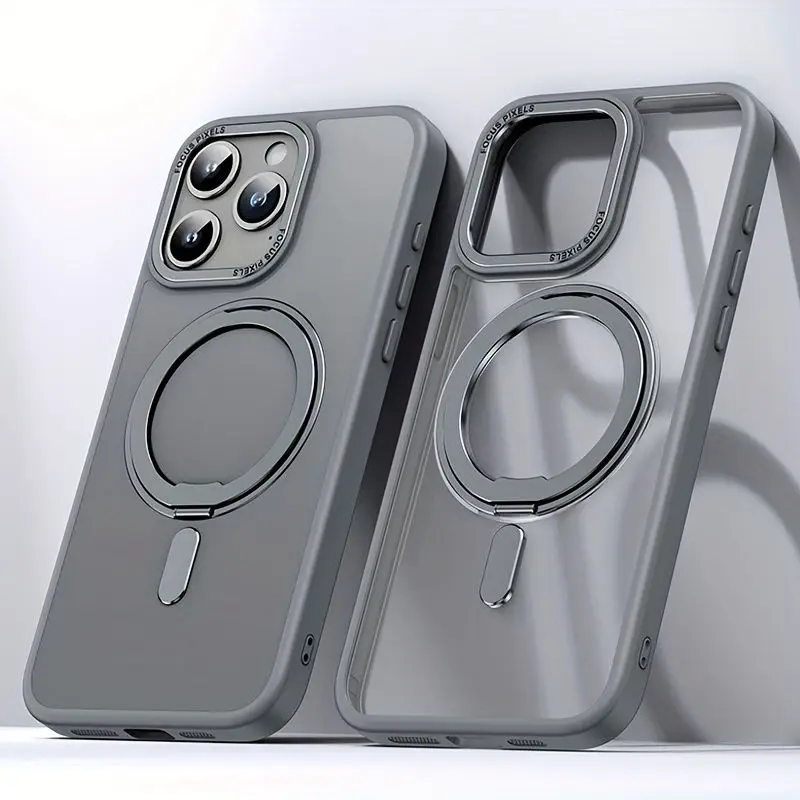 Magnetic 360° Rotatable Stand Case with MIL-Grade Drop Protection and Magnet Ring