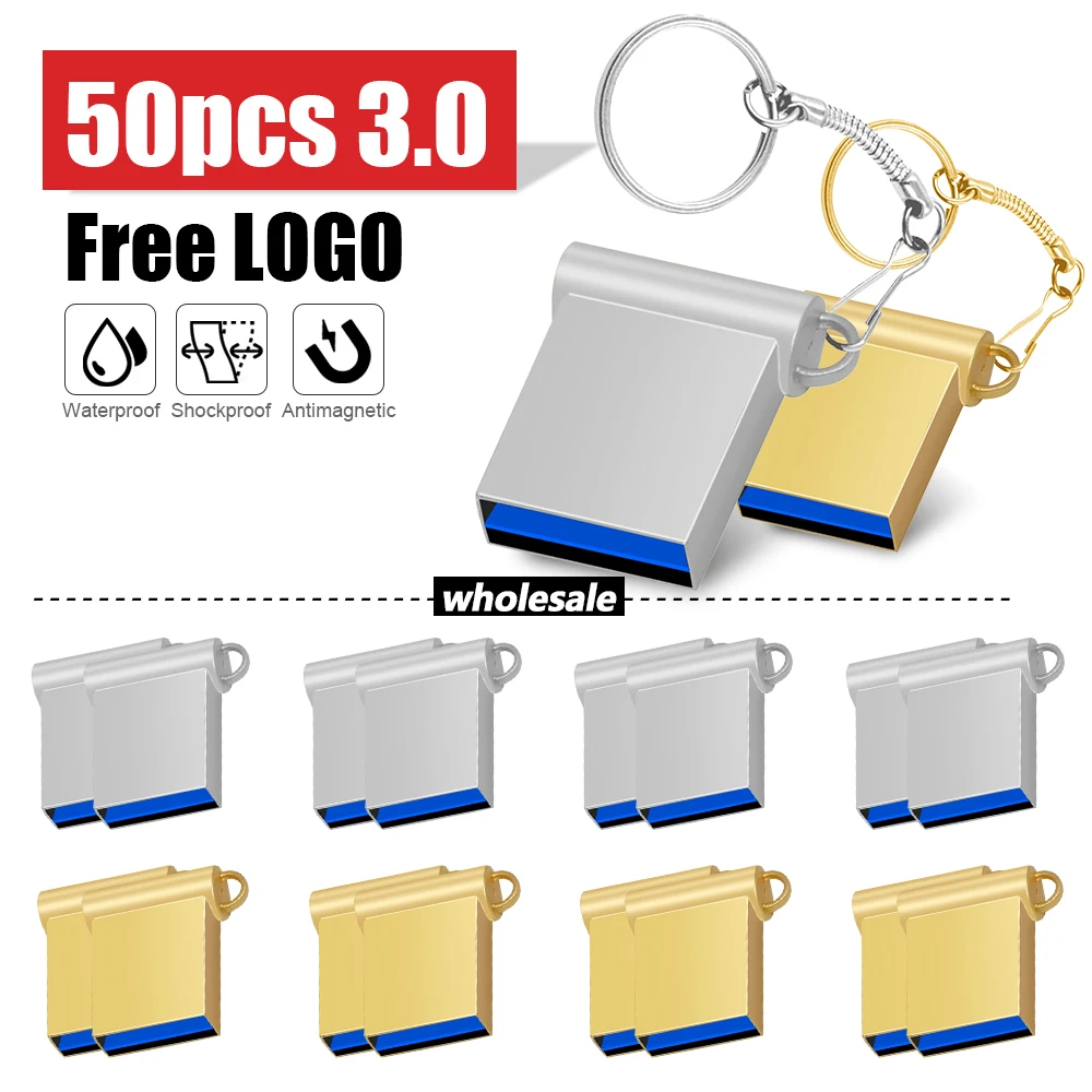 

50PCS/lot New mini usb flash drive pen drives 128GB 64GB 32GB 16GB usb 3.0 usb flash pendrive 16GB memory stick usb flash gift