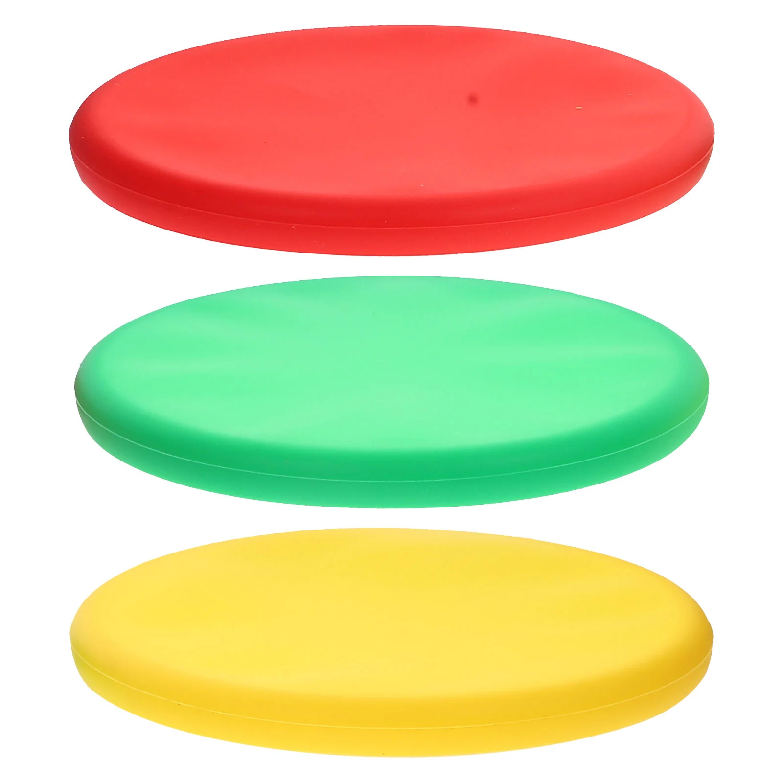 

3 Pcs Golf Disc Parent-child Utensil Silica Gel Softball Pitching Release Point Aid
