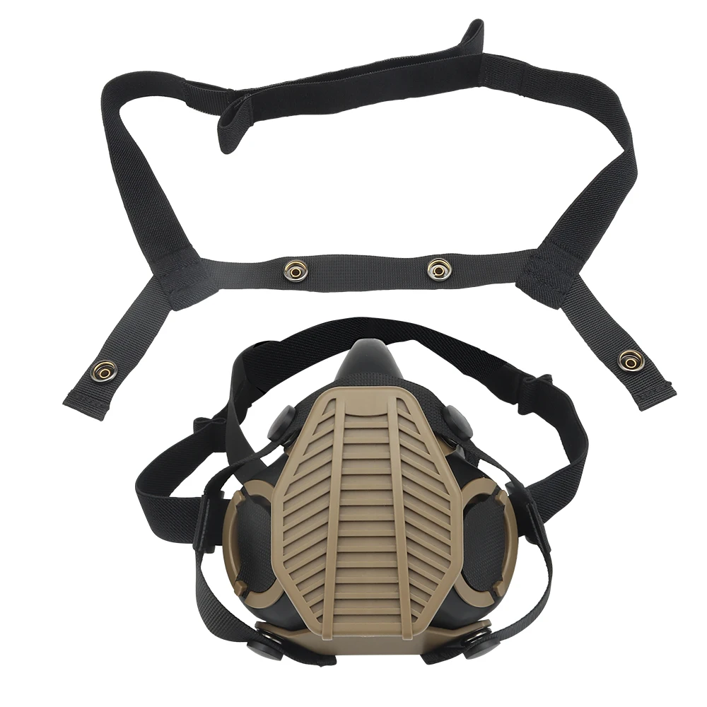 

Tactical Training Half Face Mask Military Airsoft Hunting Paintball Protective Cs Wargame Army Shooting Breathble Masks For Men
