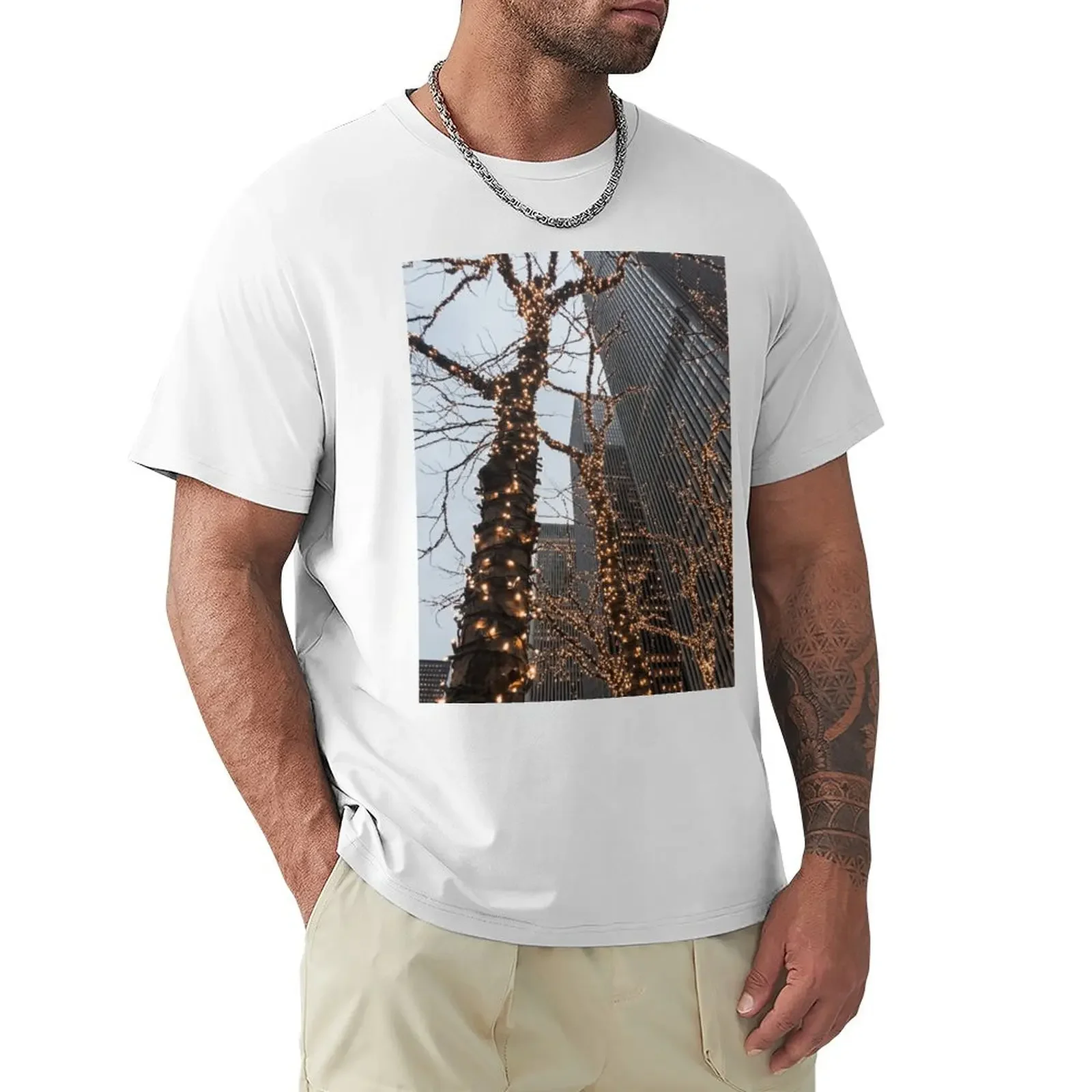 

Fairy Lights in New York T-shirt tees quick-drying Short sleeve tee men