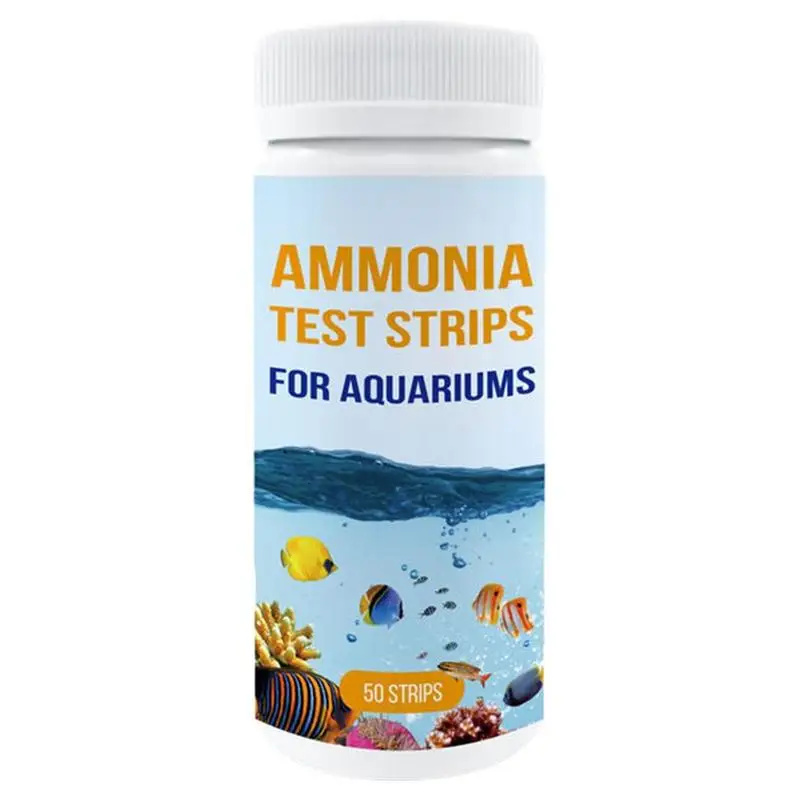 Ammonia Test Strips 50 Count Water Testing Aquarium Test Strips Ammonia Tester Safe Water Kit For Quality