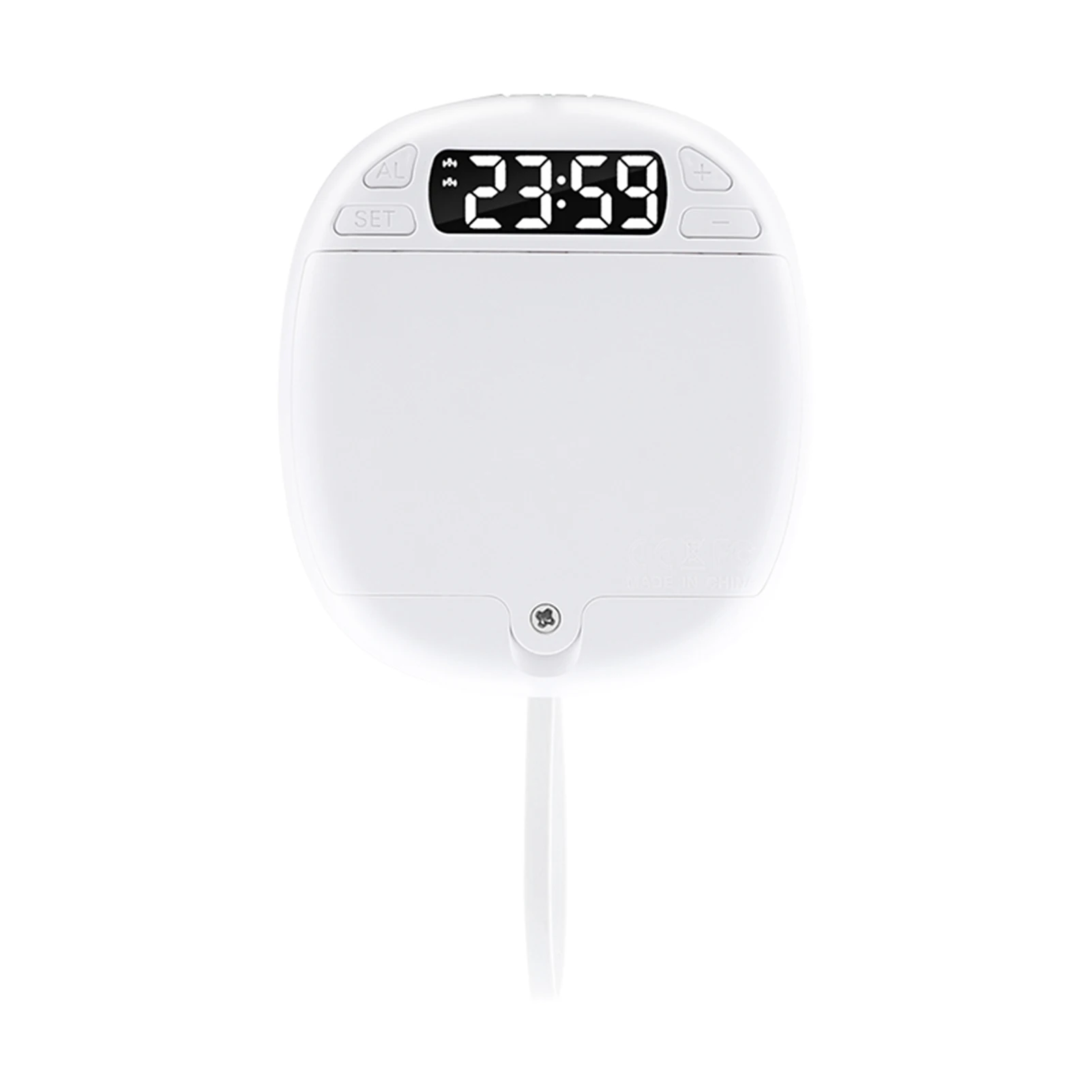 TS-BC670Silent Vibration Alarm Clock Students Wake Up Strong Wake Artifact Creative Cute Pet Mute LED Digital Clock BedsideClock