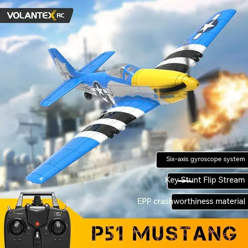 

P51 Remote Control Aircraft Electric Toy Model Four Channel Stunt Aircraft Model Remote Control Foam Aircraft