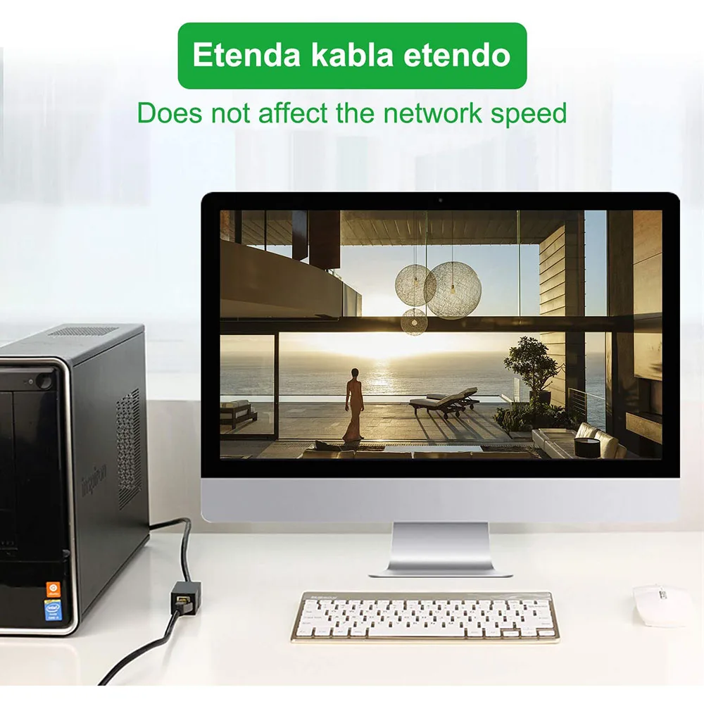 Ethernet Cable Extender, RJ45 Cat 5 Cat 6 Cat6a Coupler, Extender Connector - Ethernet Coupler Female to Female — view 6