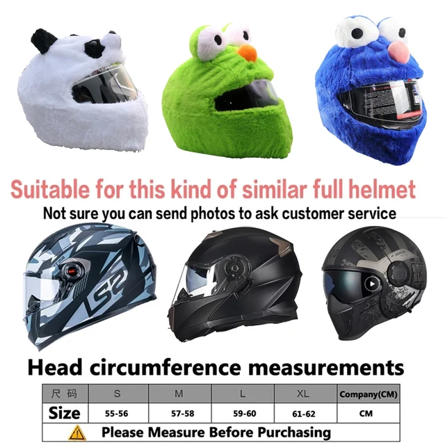 Copricasco Moto In Peluche Divertente - 15 Design Per Uomini E Donne - Foto 11