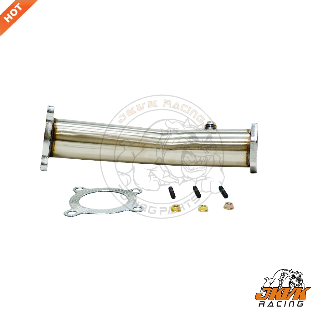 

JKVK RACING SS304 3 "Cat Delete Dowpipe для Au di A4 B7 2,0 T FSI верхняя канальная труба
