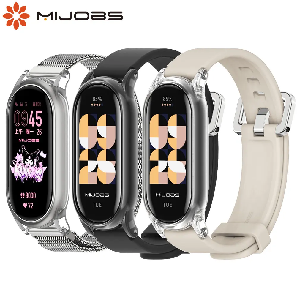 Stylish Ceramic Wrist Strap for Mi Smart Bands - Ideal for Women and Girls with Small Wrists