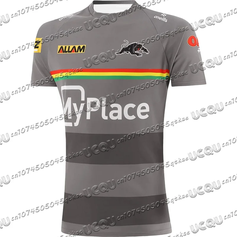 Australia Penrith Panthers Mens Home Jersey Football Jersey Short Sleeve Casual Outdoor Women's Men's Children T-shirt