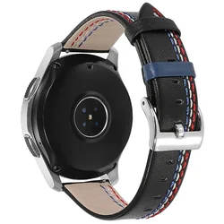 Premium Leather Watch Straps - Elegant Sport Bracelet for Amazfit Bip-U-S-lite (Black 01)