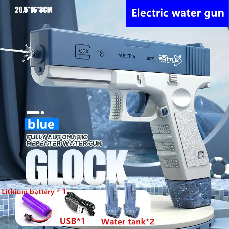 M416 Water Gun Electric pistolet Shoot Toy Full Automatic Summer Shoot Beach Outdoor Fun Toy For Children Boys Girl Adults Gift 2