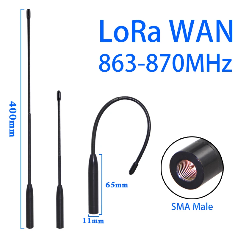 1PCS LoRa Antenna Soft Antenna 863-870MHz for Meshtastic