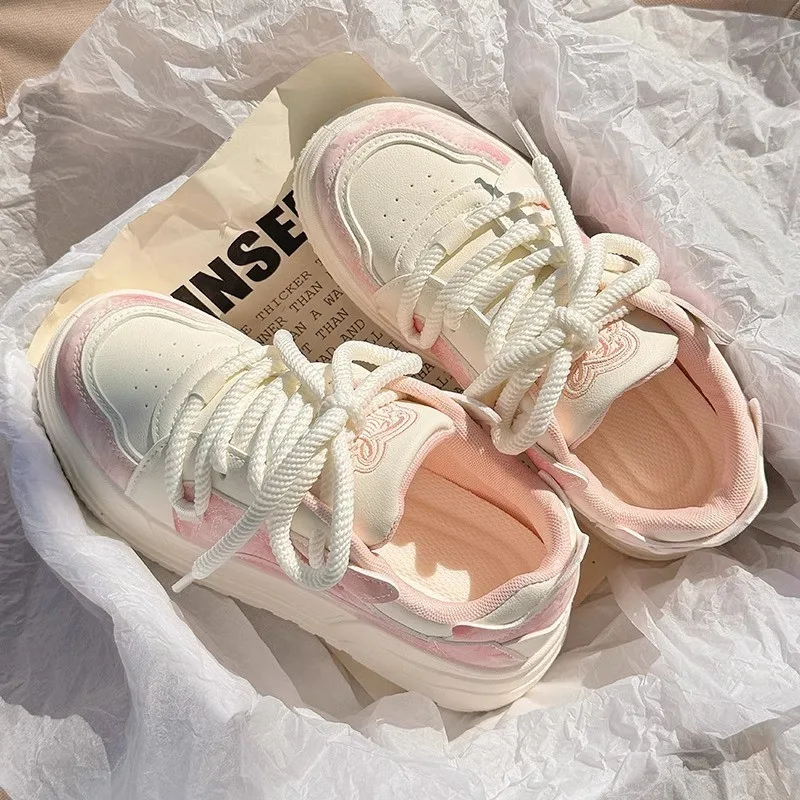 Aesthetic Immagini Scarpe Sneakers Cartoon Lotso Women Thick Sole