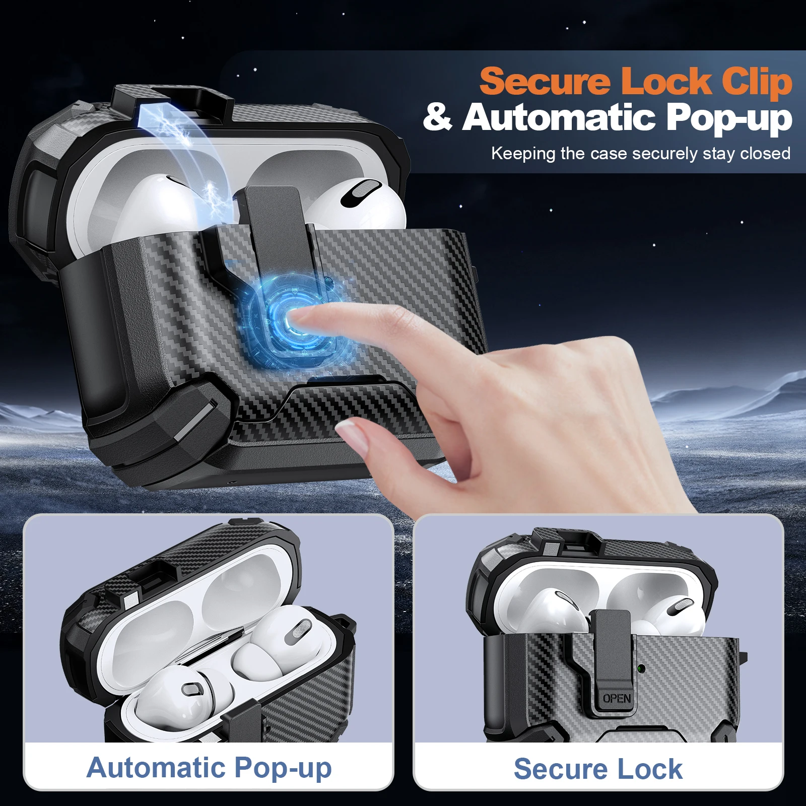 Enhanced Shockproof Security Cover with Phone Holder