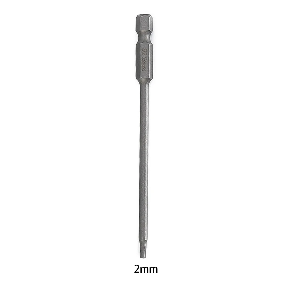 

Industrial Hex Head Bit 6.35mm/ 1/4” Shank Anti-Rust High Hardness Wear Resistant 1.5/2/2.5/3/4/5/6/8mm Brand New