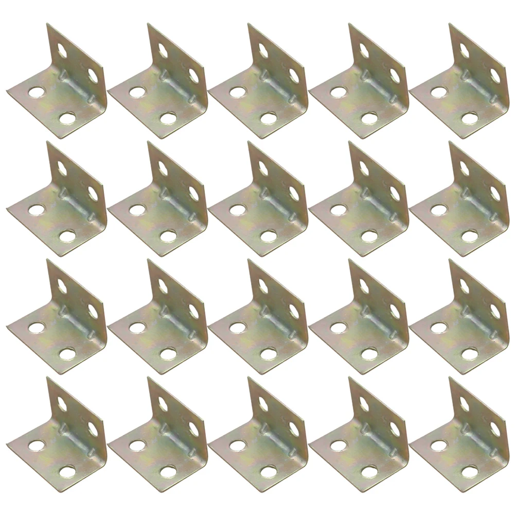 Description Picture 2 of itemBrandnew High Quality Angle Bracket Metal 20pcs 90 Degree Furniture Corner Cover Stainless Steel Table Fastener