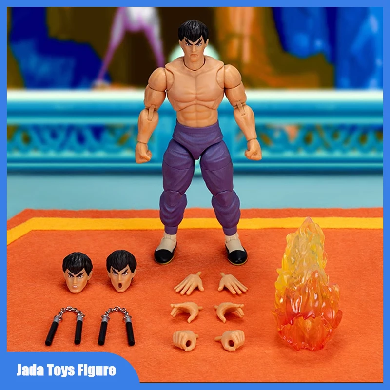 New Jada Toys Street Fighter 2 Fei Long Sdcc Model Toy Anime