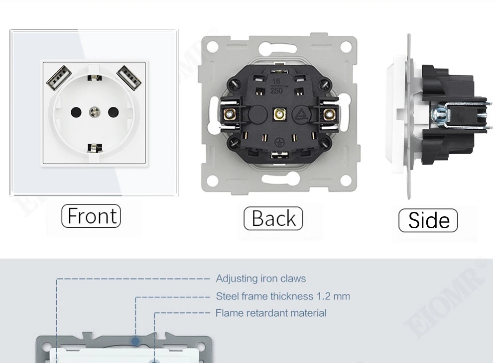 De Interruptor De Luz USB, Painel De