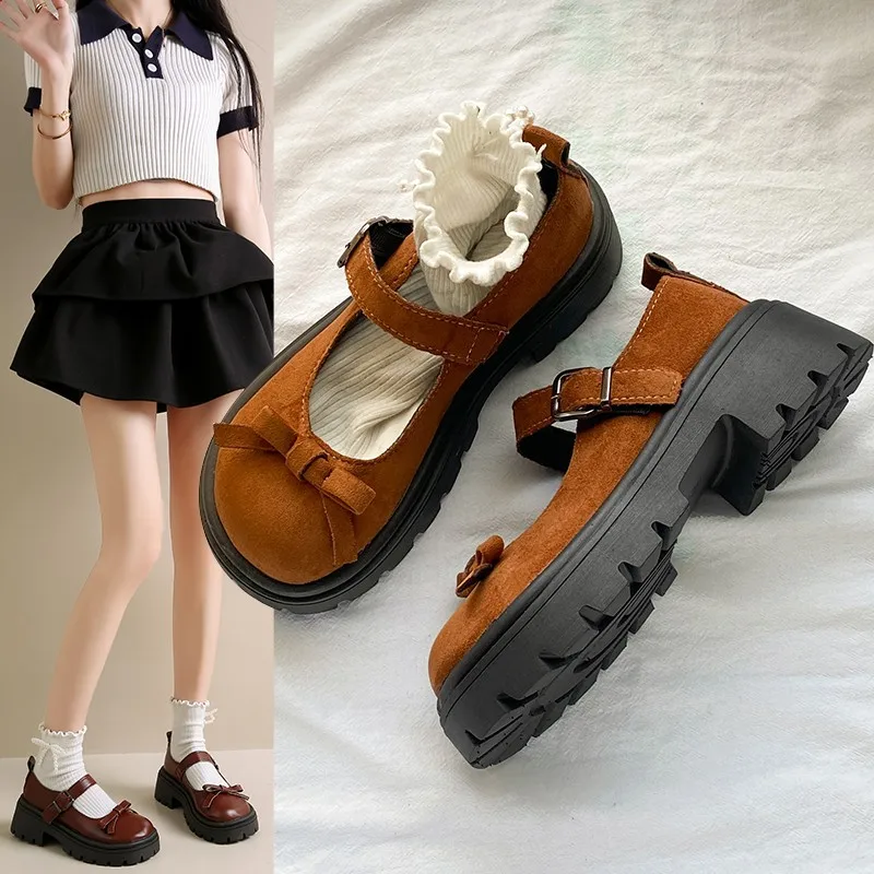 

Женские кроссовки с круглым носком, повседневная обувь на платформе, оксфорды с закрытым носком, клоги, лето-осень