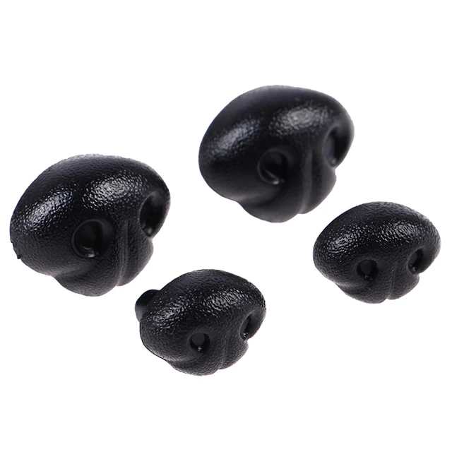 18mm Black Triangle Animal Nose 6 Pieces Amigurumi Plastic Safety Nose Toy Nose  Crochet Toy Supply Animal Noses Bear Nose 