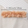 3/Pcs/Set Retro Baby Flower Headband Chiffon Hair Bands Handmade DIY Headwear Hair Accessories for Kids Children Newborn Toddler 4