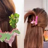 1pc cartoon small dinosaur 、lizard acrylic hairpin personality trend back head pan hair claw
