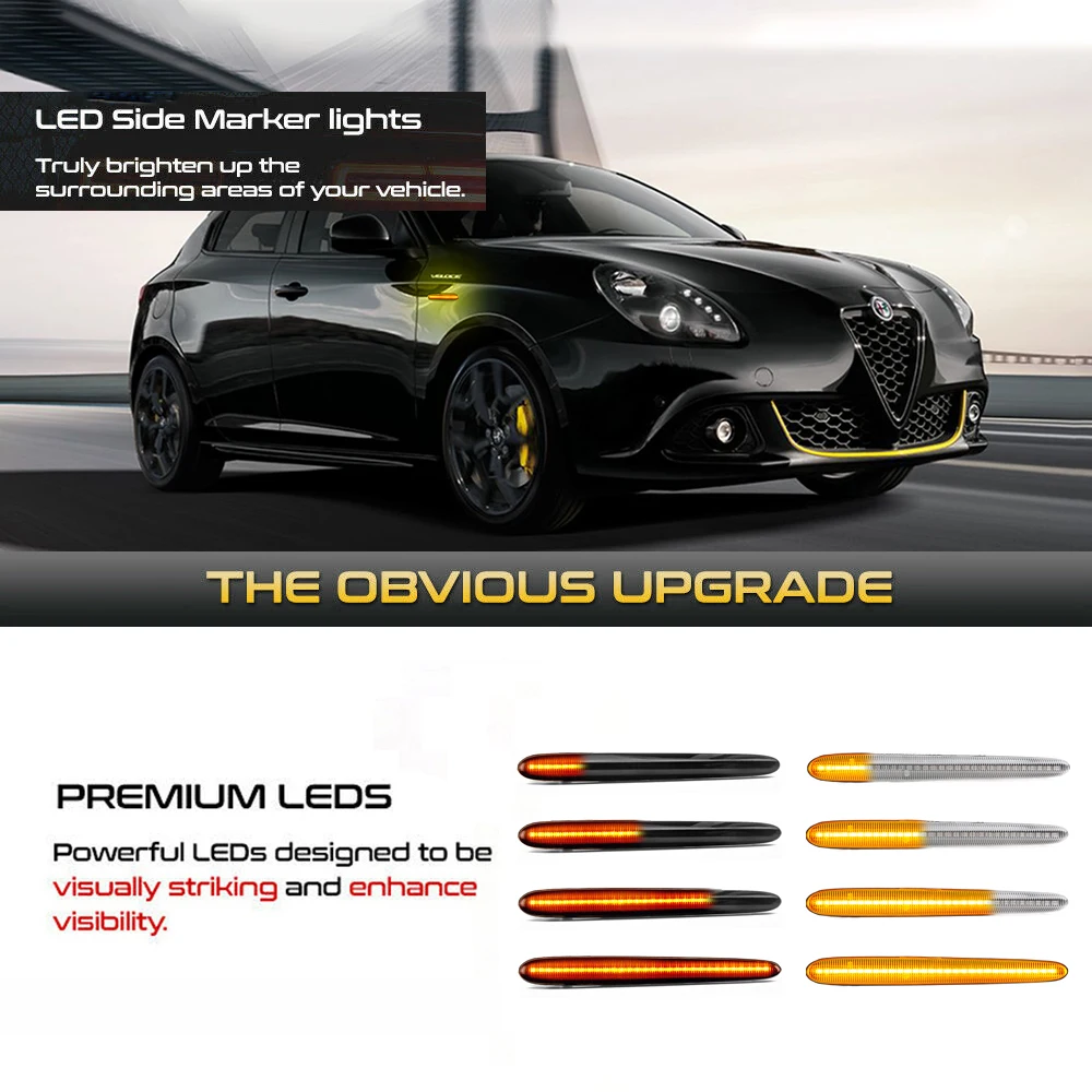 Malcayang Frecce Dinamiche Posteriori Per Alfa Romeo Giulietta (2010-2021) - Tipo 940 - Coppia