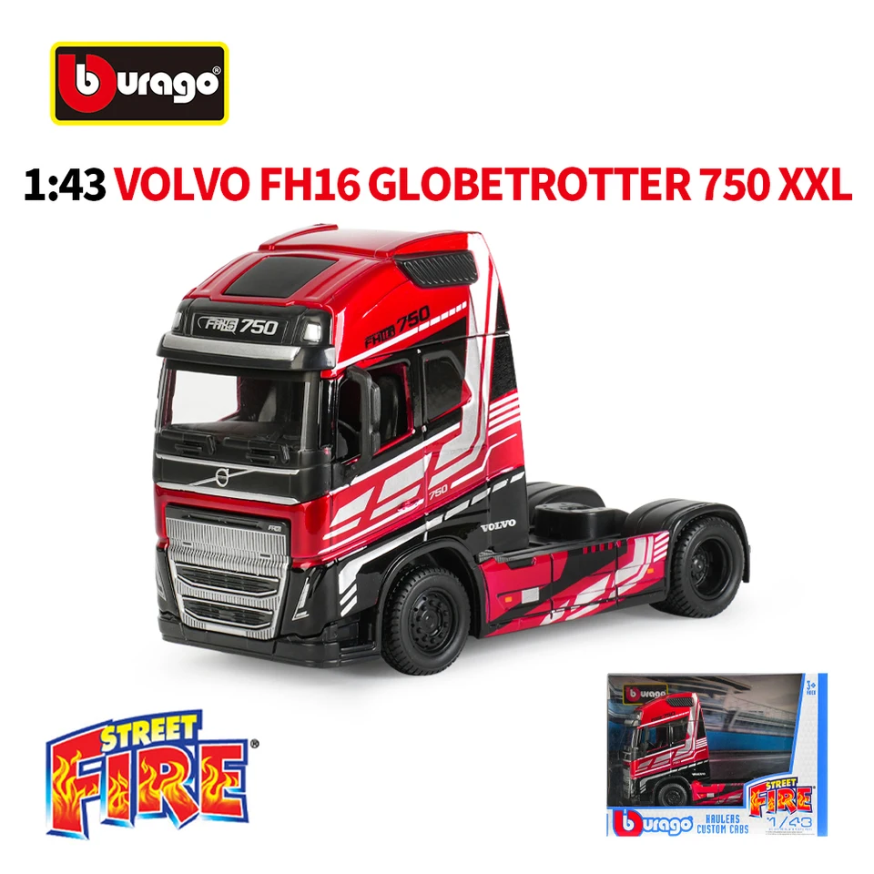 Bburago 1:43 ボルボ FH16 グローブトロッター 750 XXL M-B アクトロス