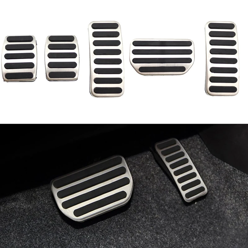 Car Pedals For Suzuki Vitara Accessories Escudo LY 2015~ Automotive Stainless Steel Rubber Non-slip No Drilling Pedals car accessories car pedals
