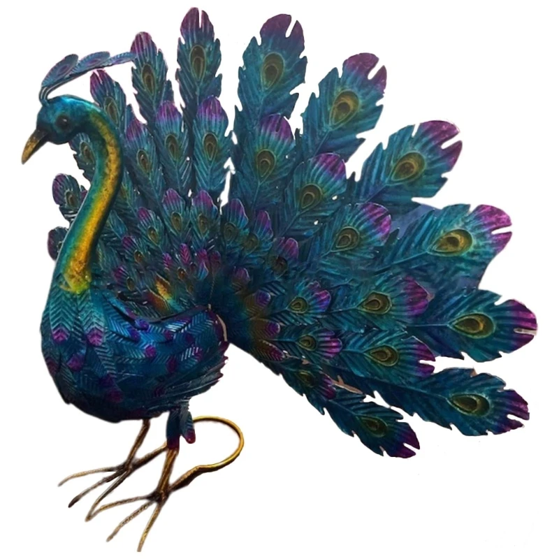 

B0KB Metal Statue Decorative Sculpture Figurine Crafts Household Supplies