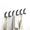 1/3/5Pcs Wall Robe Hook Multi-purpose Double Hook for Clothes Towel Coat Hanger Key Holder Kitchen Bathroom  Accessories Gancho 2