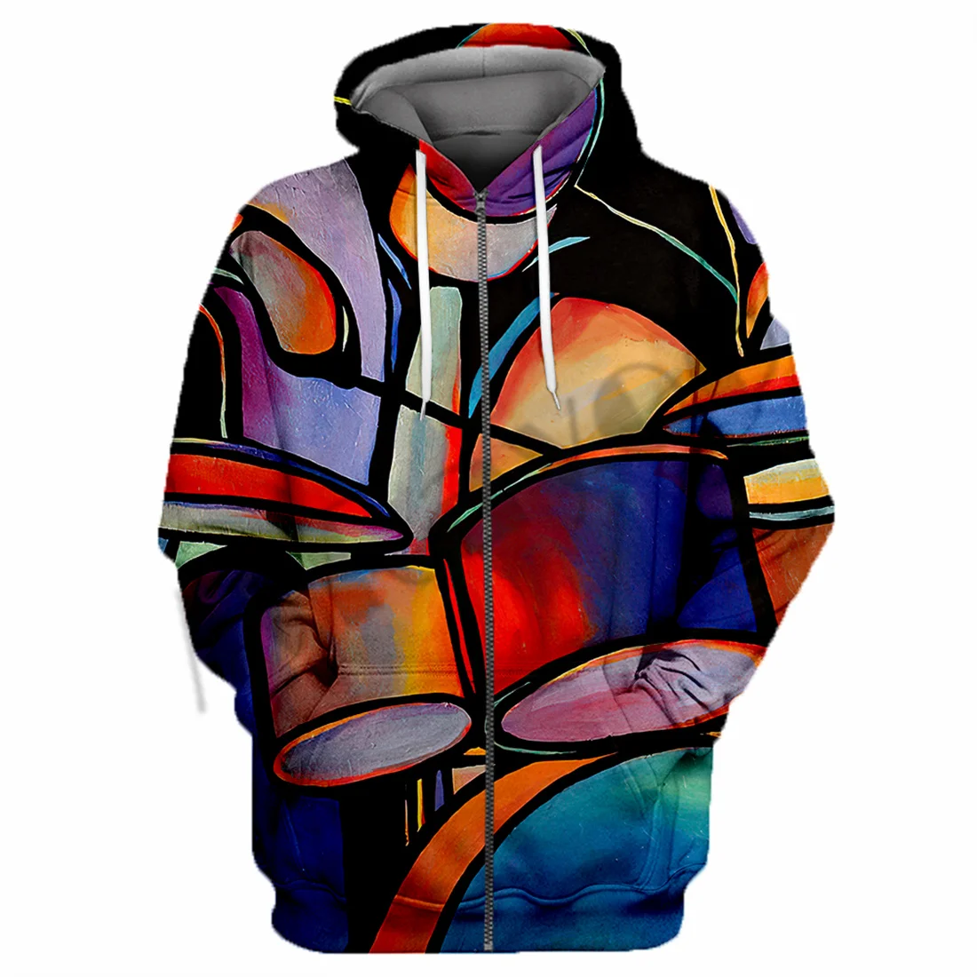 

Musical Instrument Drum Set 3D All Over Printed Full Body Men's Jacket Harajuku Hooded Unisex Casual Street Sweatshirt Hombre