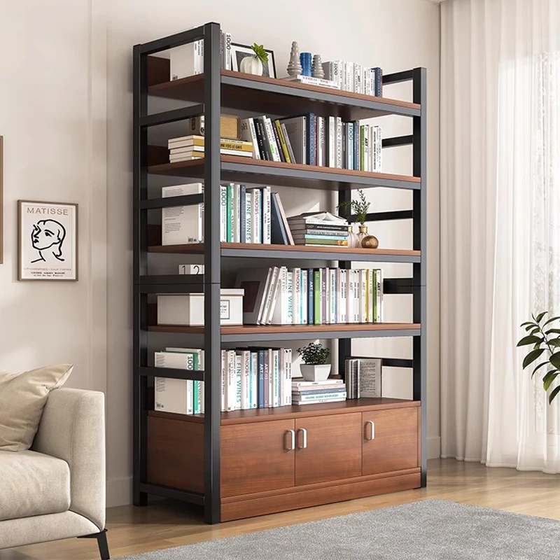 

Nordic Library Bookcases Shelves Cabinets Stackable Display Bookcases Modern Floor Estanteria Habitacion Minimalist Furniture