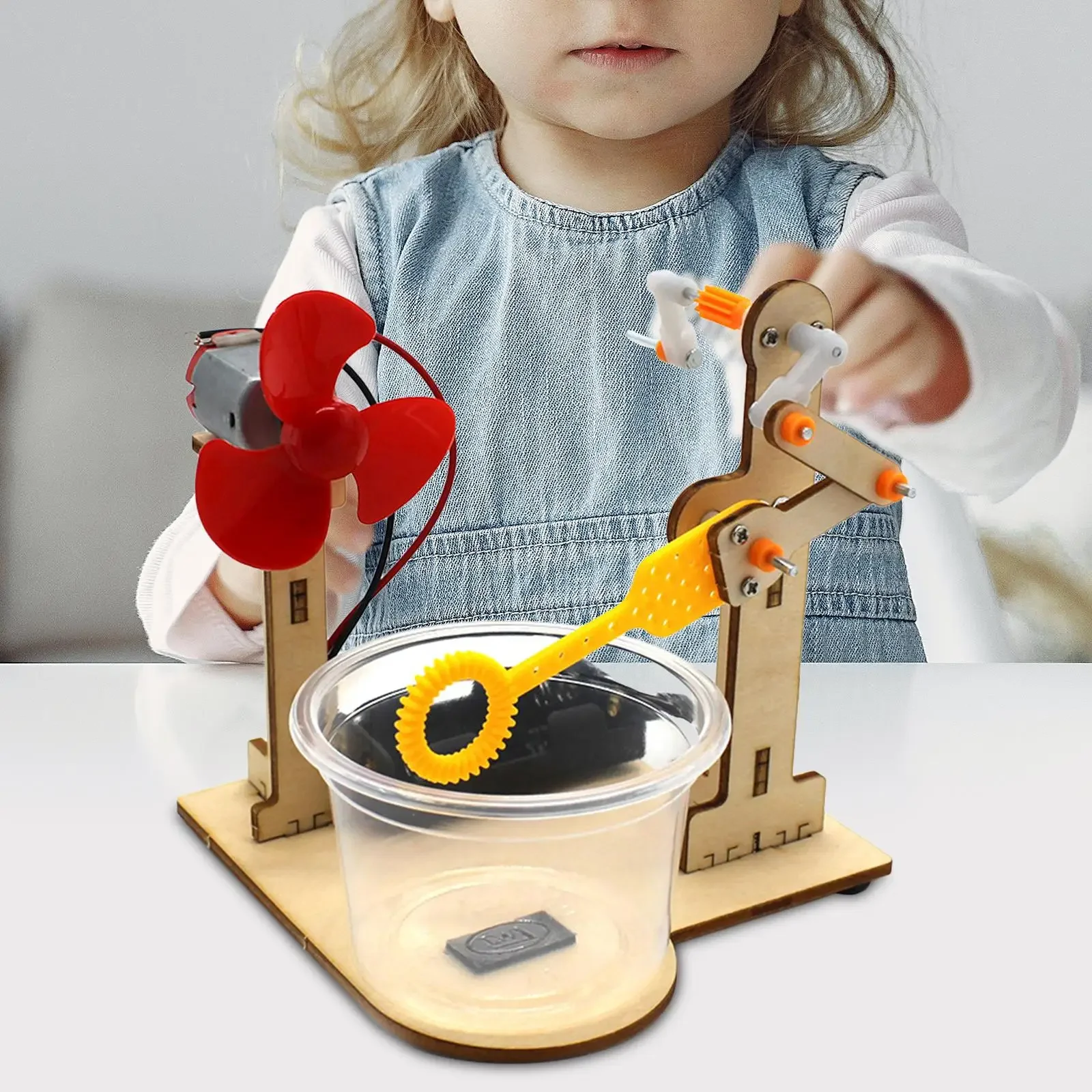 Wissenschaftliches Experimentierspielzeug, frühes Lernspielzeug, Technologie, kleine Produktion, Holzspielzeug für Kinder, Mädchen, Jungen, Studenten, Teenager ab 6 Jahren – Detail 6