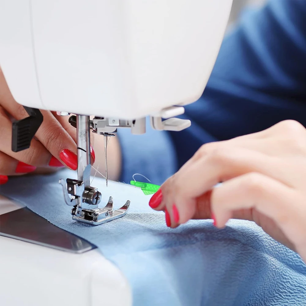 물고기 모양 바느질 바늘 삽입기, DIY 바느질 공예용 빠른 플라스틱 바늘 실, 재봉틀 바늘 실, 5 개