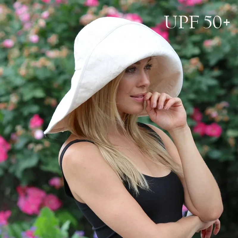 Wide Brim Sun 50 Spf Hats For Sun Summer Wide Brim Sun Hat Women's