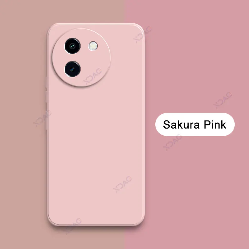 Enhanced Product Title: Premium Square Liquid Silicone Case - Luxury Full Protective Soft Cover