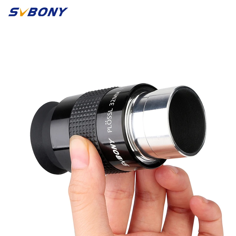 

SVBONY Eyepiece 1.25" (PLOSSL) PL Telescope Eyepiece 6/12/17/25/32/40mm 4-Element Design 48-Degrees Field of View SV131