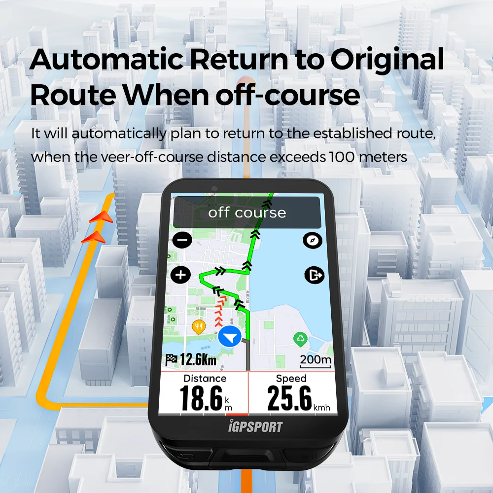 iGPSPORT iGS800 タッチスクリーン GPS バイクコンピューター