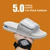 Men's Summer Fashionable Outdoor Sandals Air-Cushioned Flat Slippers Soft-Soled Beach Shoes with Magic Tape Vietnamese Slippers