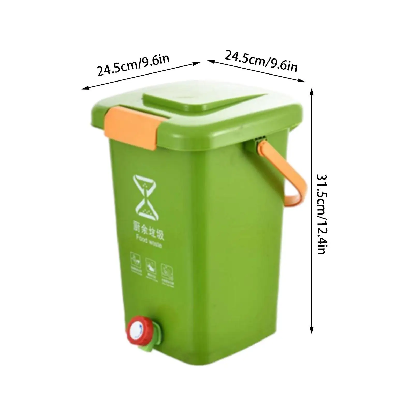 Kitchen Garbage Storage Bucket Composting Recycle Bucket Multifunction Modern Waste Bin Counter Compost Bin for Counter Kitchen