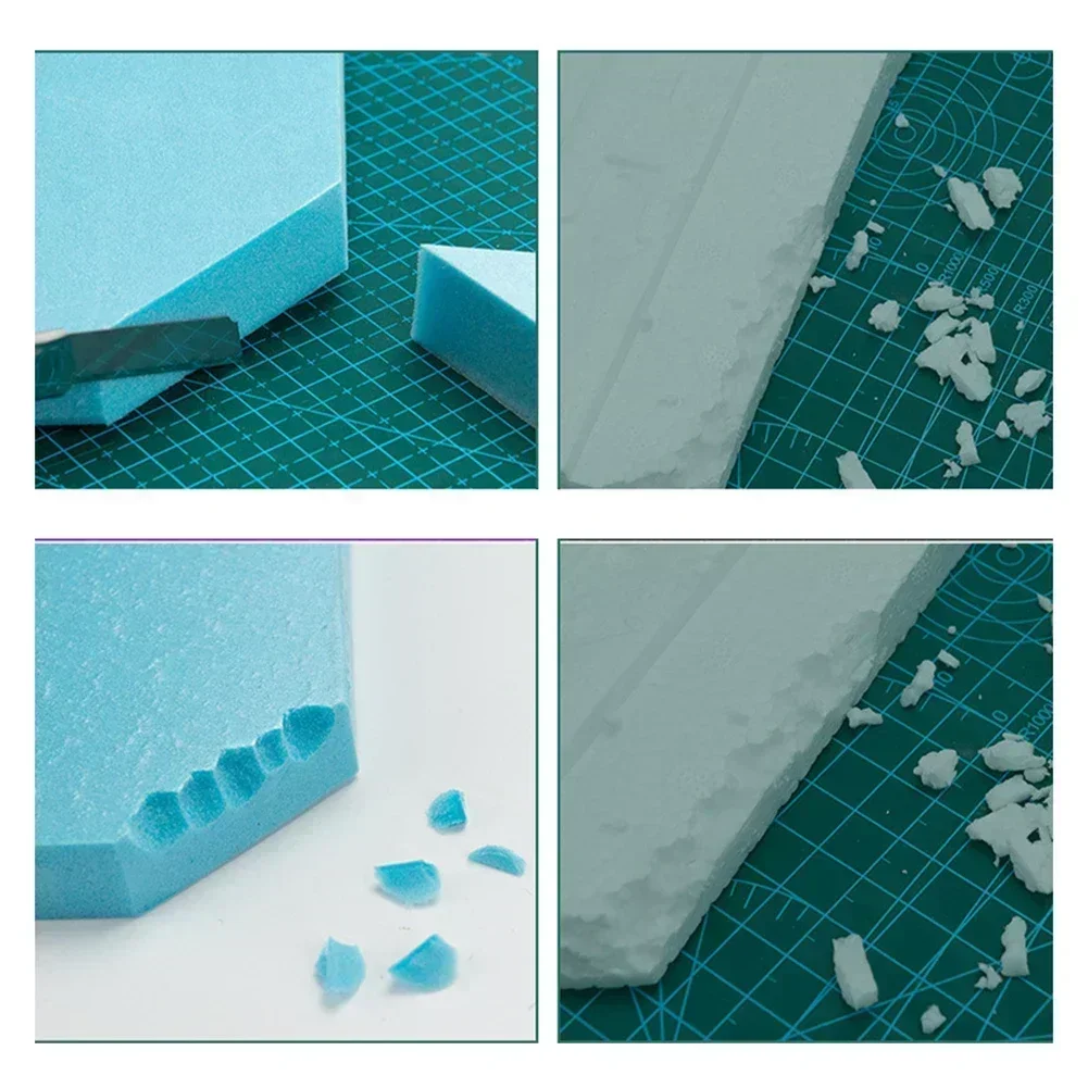 Model Tools Building Block Parts Model Building Parts 5Pcs Foam Board Modelling Building DIY Crafts Foam Slab 30x10x3cm Diorama DIY Model Material Diorama Base Board Sheet Sand Table