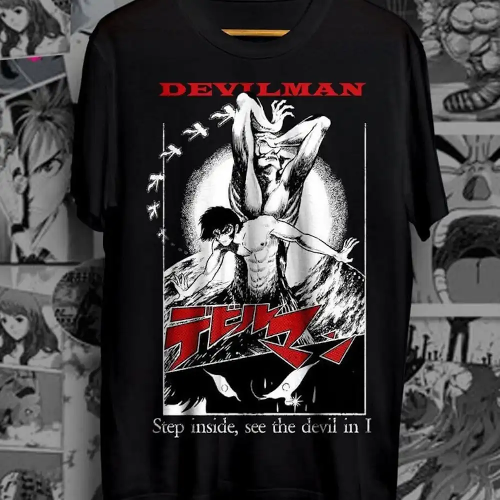 Devilman Crybaby Anime T Shirt Akira Fudo Ryo Asuka Manga