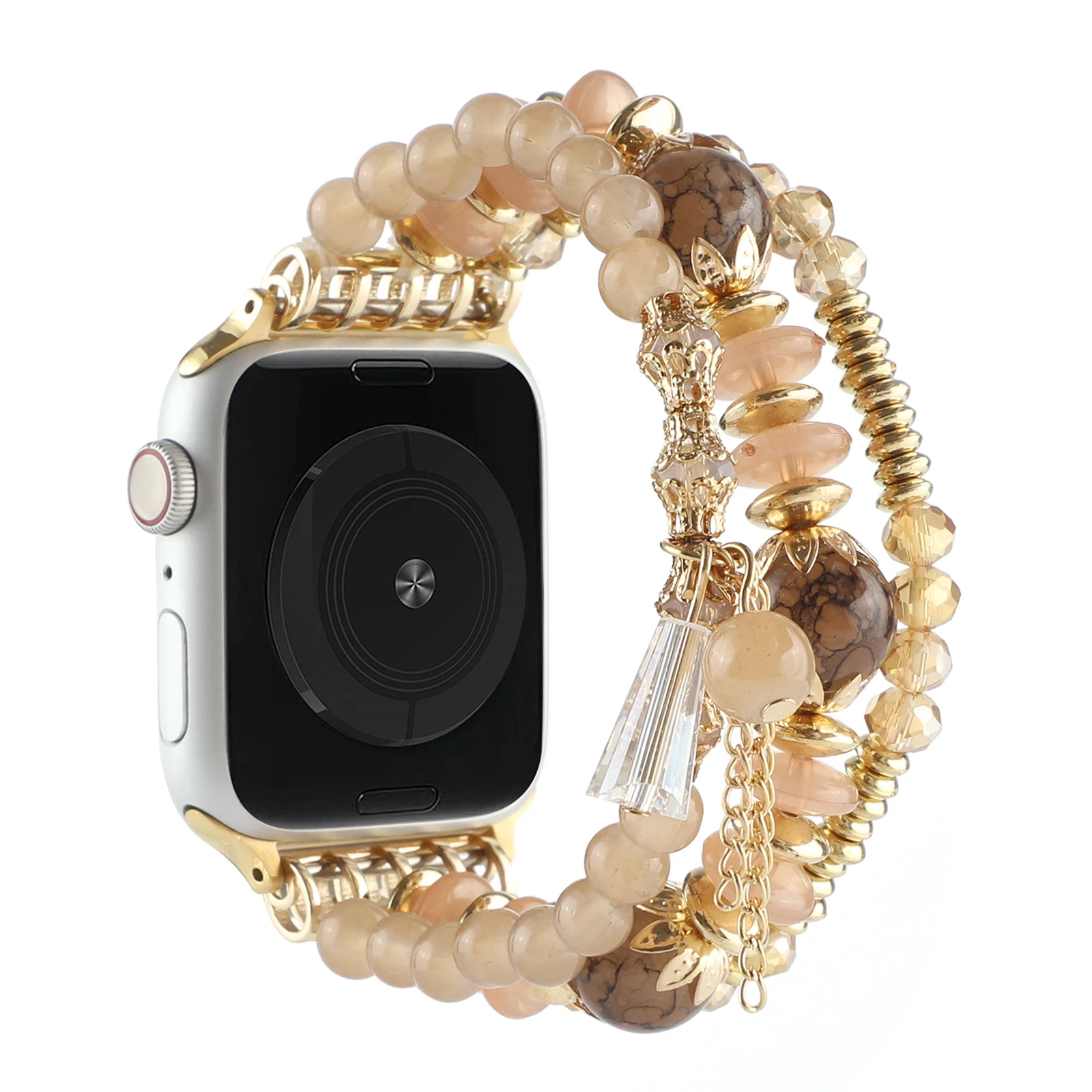Jewelry Strap For Apple Watch Series 8 7 45mm 41mm Ultra 49mm Women Luxury Bracelet Wristband For iWatch 6 5 4 SE 44mm 40mm 42mm