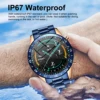 LIGE Luxury 1.39" HD Screen Men Smart Watch Bluetooth Call Steel Band IP67 Waterproof Sports Fitness Watch For Android ios Phone 5
