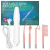 Professional Treatment Facial High Frequency Ozone Therapy Wand With Anti-Aging Skin Tightening Dark Circles Scalp Stimulator 6